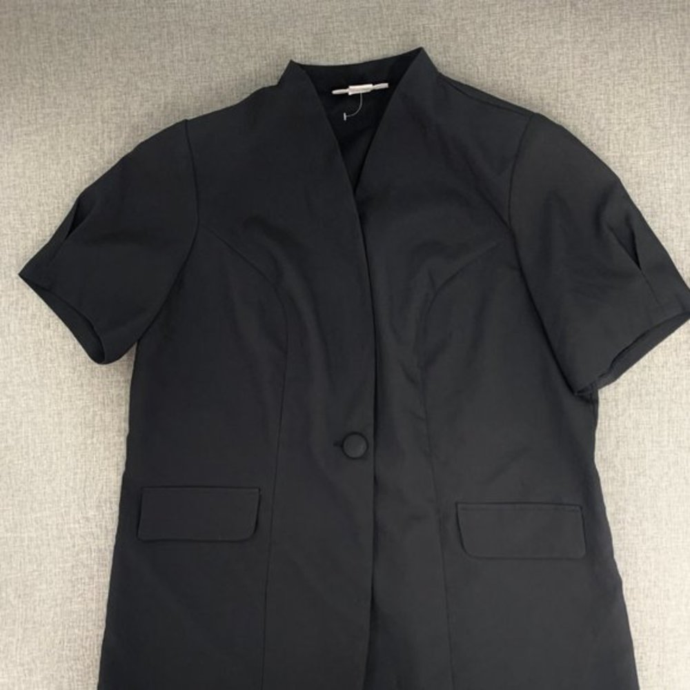 Roaman’s Black Lightweight Jacket One Button 16w … - image 2